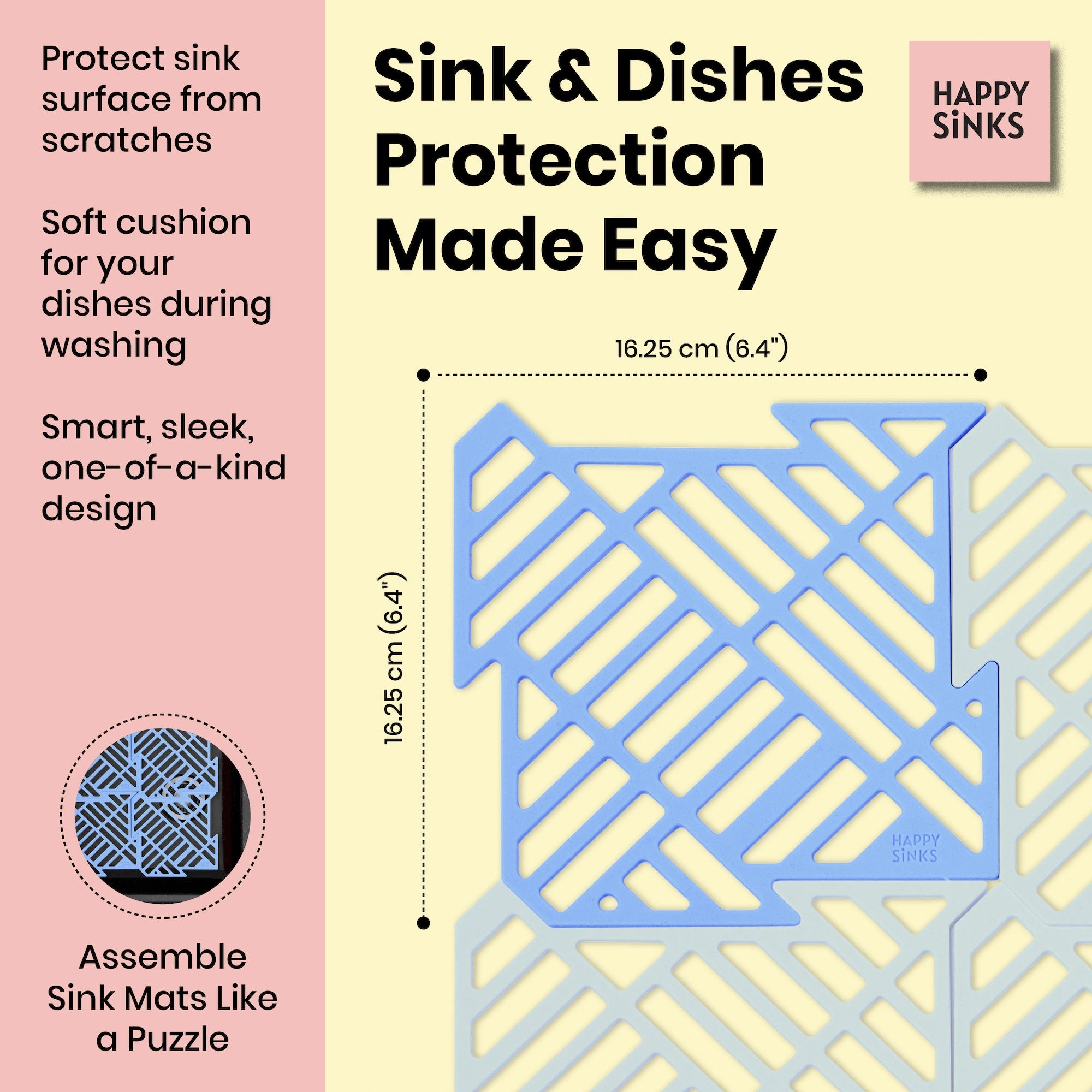blue sink mat benefits
