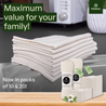 Mioeco  unpaper towels pack of 10 & 20