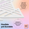 Kitchen sink mat in high-quality silicone, featuring anti-slip design and durable construction.