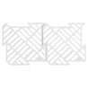 Silicone kitchen sink mat with raised design for effective drainage, available in multiple colors.