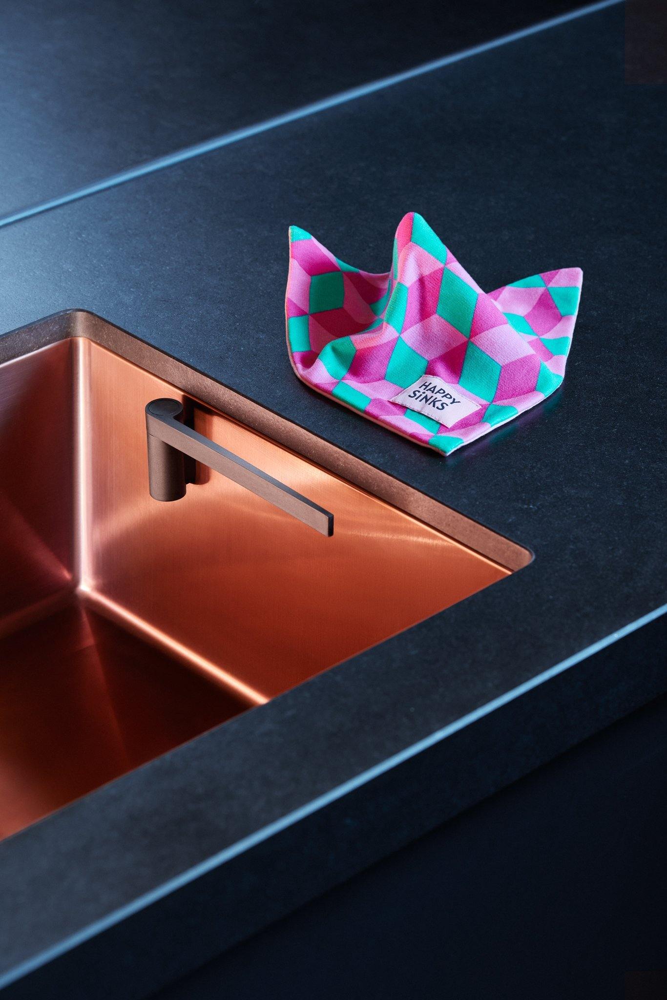 Magnetic Dishcloth Holder - Biocomposite Happy Sinks